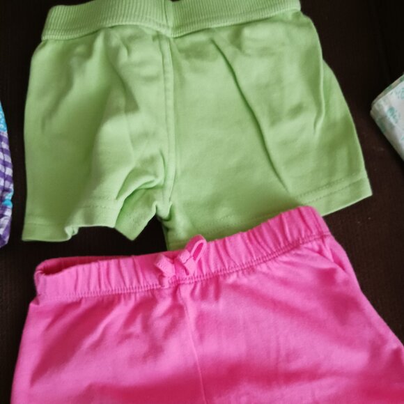 8 Pcs Girl's Summer Clothes Size 6-9 Mo. - Picture 3 of 13